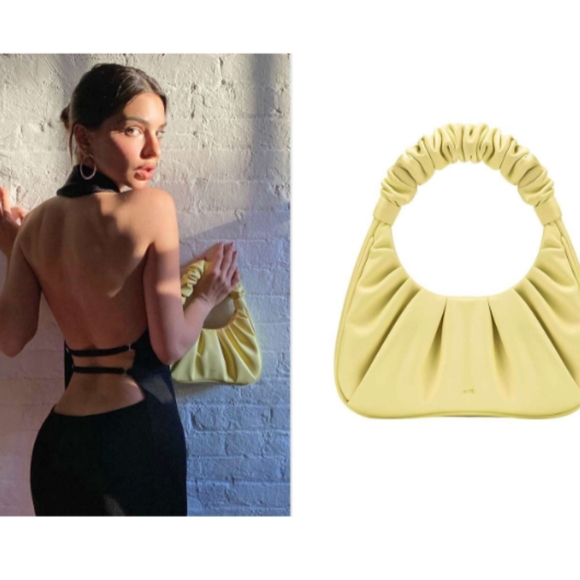 The JW PEI Gabbi Ruched Hobo Handbag - Ivory - Picture 11 of 13